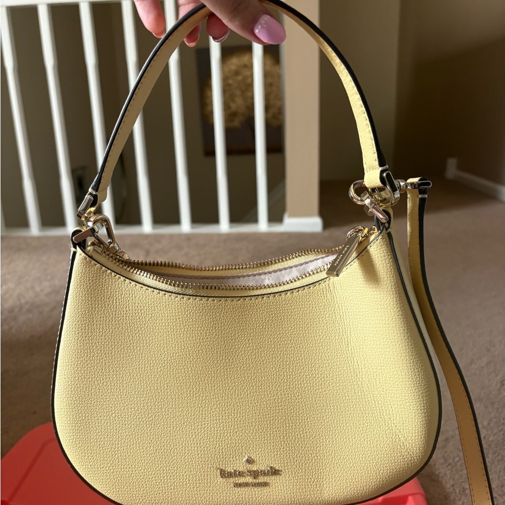 Kate Spade Yellow Leather Handbag